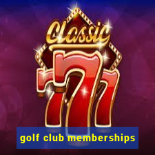 golf club memberships