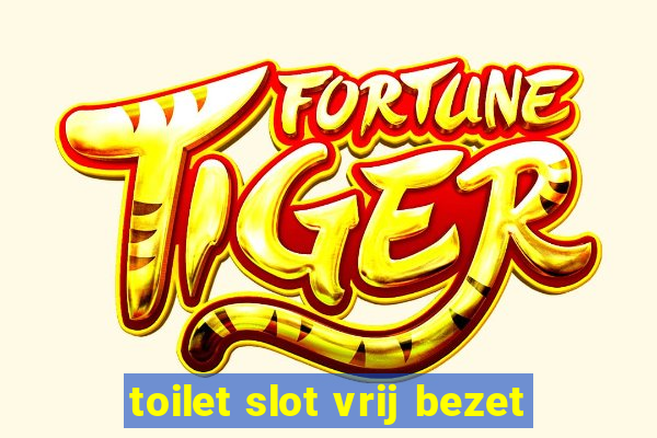 toilet slot vrij bezet