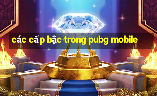 các cấp bậc trong pubg mobile