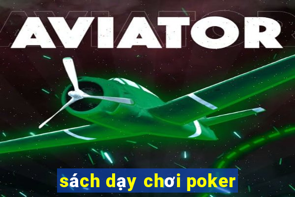 sách dạy chơi poker