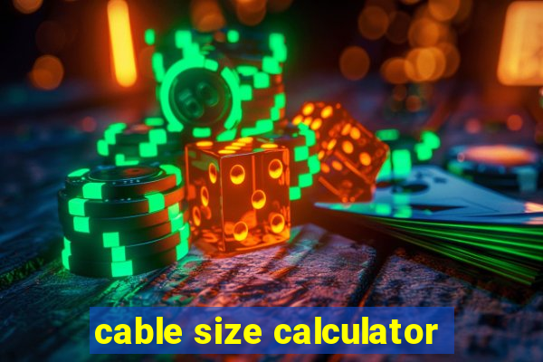 cable size calculator