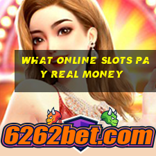 what online slots pay real money