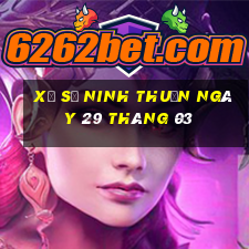 xổ số ninh thuận ngày 29 tháng 03