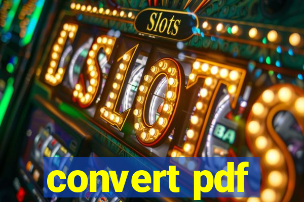 convert pdf