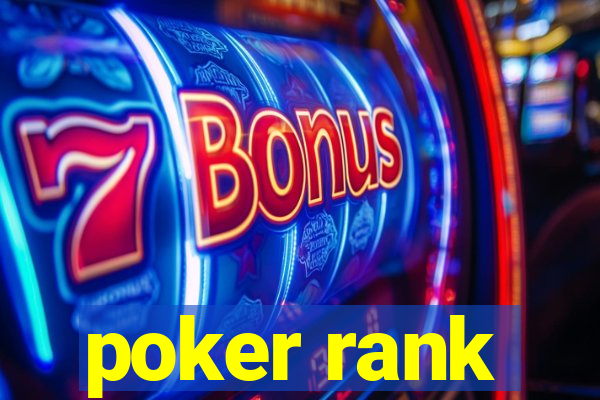 poker rank