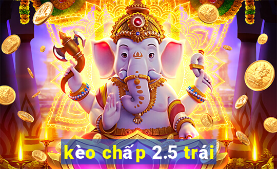 kèo chấp 2.5 trái