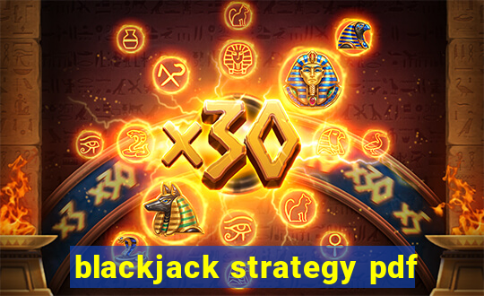 blackjack strategy pdf