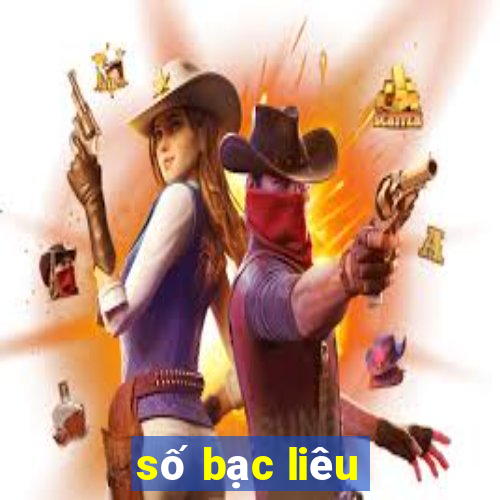 số bạc liêu