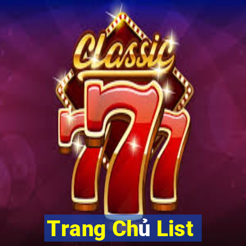 Trang Chủ List