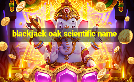 blackjack oak scientific name