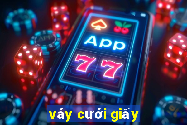 váy cưới giấy