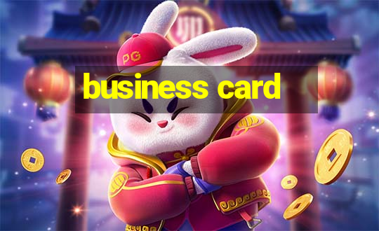 business card