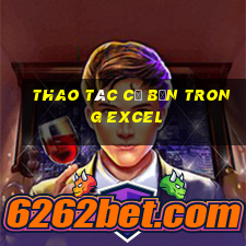 thao tác cơ bản trong excel