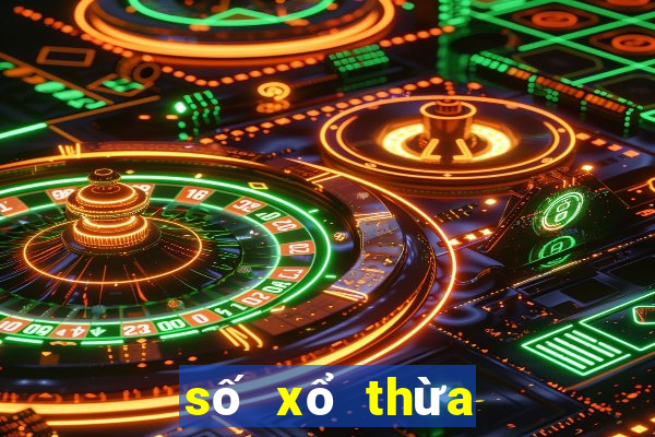 số xổ thừa thiên huế