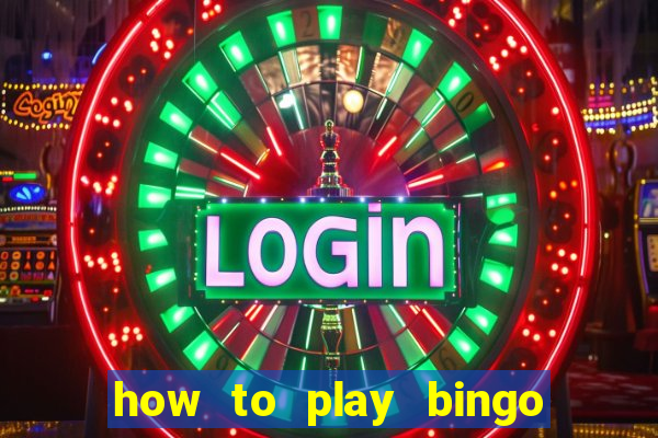 how to play bingo in casino