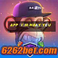 app điếm ngày yêu