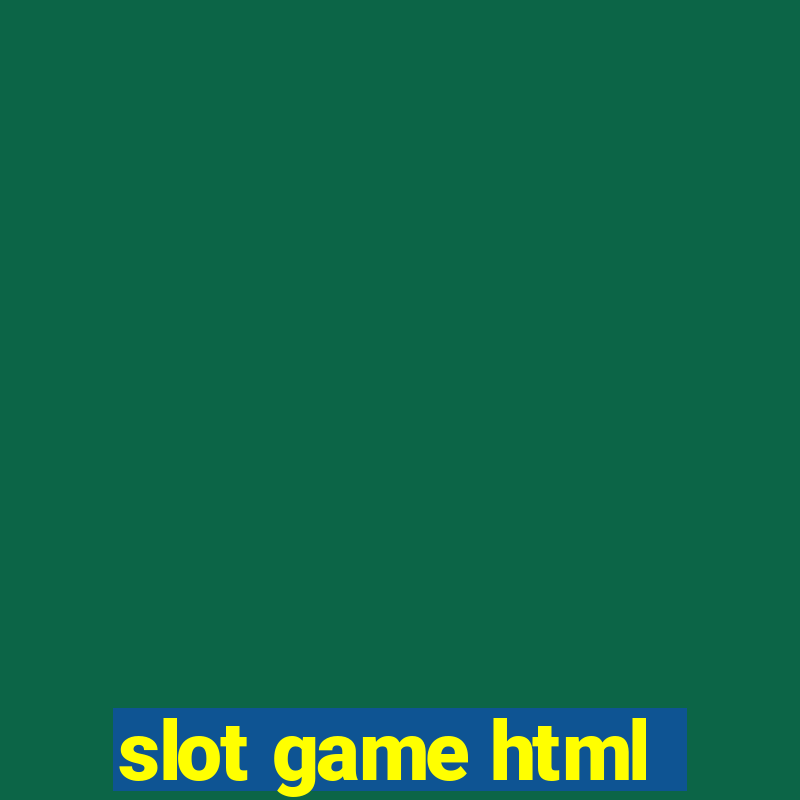 slot game html