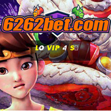 lô vip 4 số