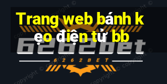 Trang web bánh kẹo điện tử bb