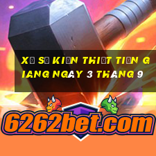 xổ số kiến thiết tiền giang ngày 3 tháng 9