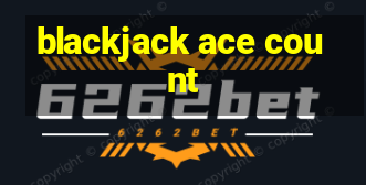 blackjack ace count