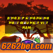 bảng xếp hạng những người giàu nhất việt nam