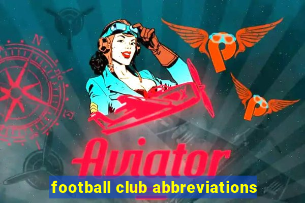 football club abbreviations