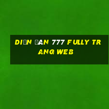 Diễn đàn 777 FULLY trang web