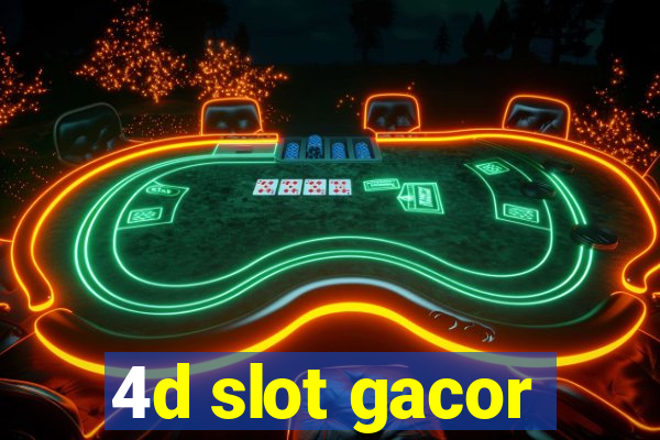 4d slot gacor