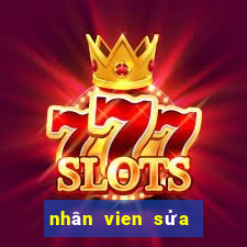 nhân vien sửa máy giặt sharp