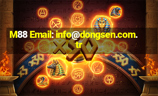 M88 Email: info@dongsen.com.tr