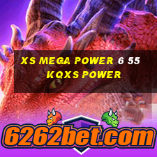 xs mega power 6 55  kqxs power