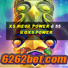 xs mega power 6 55  kqxs power