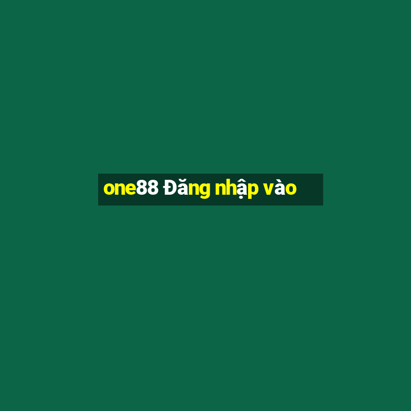 one88 Đăng nhập vào