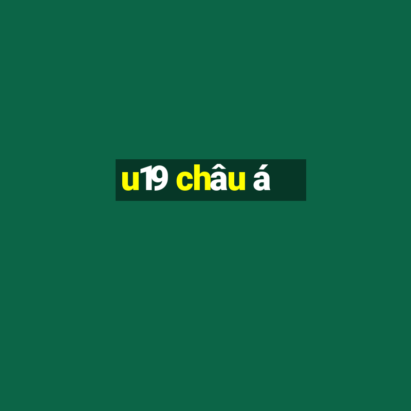 u19 châu á