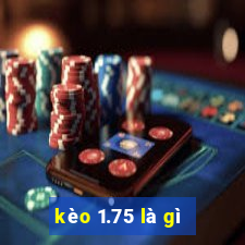 kèo 1.75 là gì