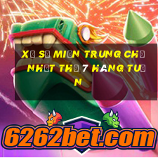 xổ số miền trung chủ nhật thứ 7 hàng tuần