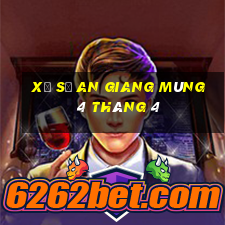 xổ số an giang mùng 4 tháng 4