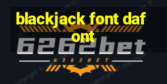 blackjack font dafont