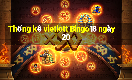 Thống kê vietlott Bingo18 ngày 20