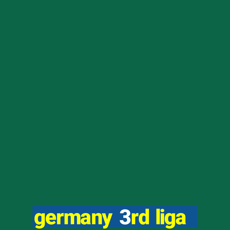 germany 3rd liga