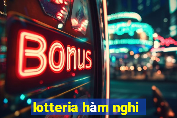 lotteria hàm nghi