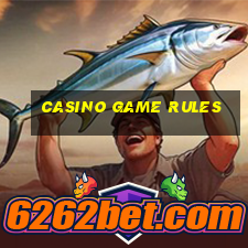 casino game rules