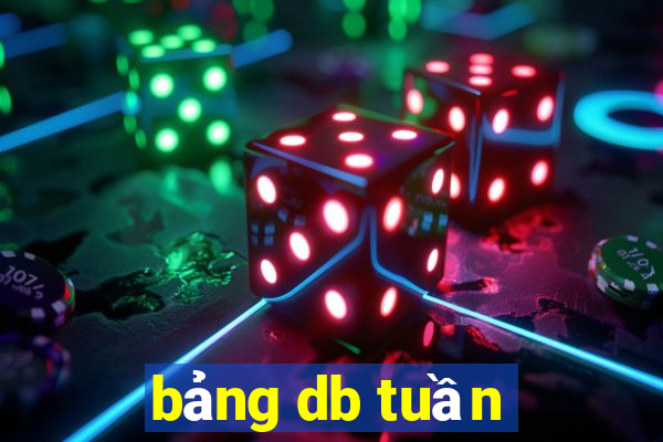 bảng db tuần