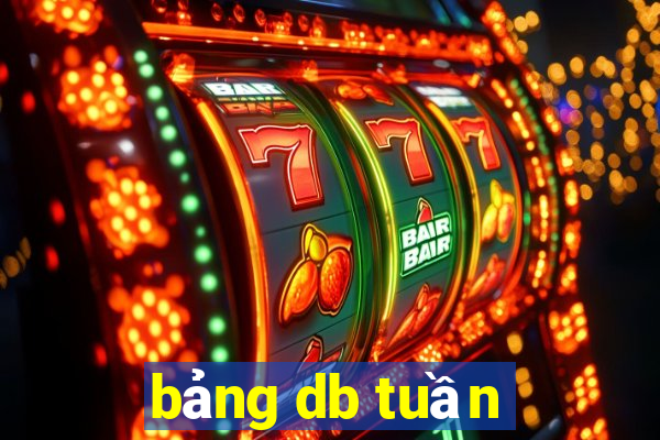 bảng db tuần