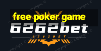 free poker game