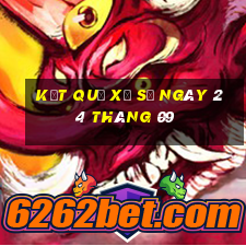 kết quả xổ số ngày 24 tháng 09