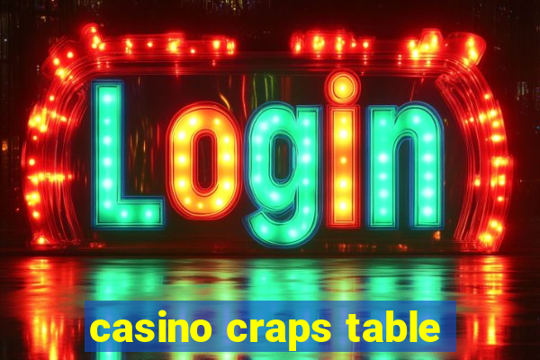 casino craps table