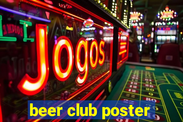 beer club poster