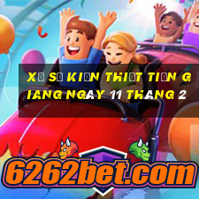 xổ số kiến thiết tiền giang ngày 11 tháng 2